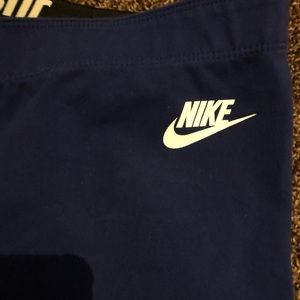 Blue Nike Leggings
